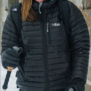 SOLD rab microlight alpine jacket